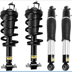 WANKECAR 4PCS Front & Rear Shock Absorber Strut Assemblies w/Magnetic 2015-2020 Cadillac Escalade ESV, for Chevy Suburban Tahoe Silverado, for GMC Yuk
