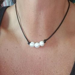 Fresh Water Pearl Choker/ Necklace