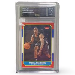 Collectibles -GMA 2008 Fleer Russell Westbrook Rookie Card - Gem Mint 10