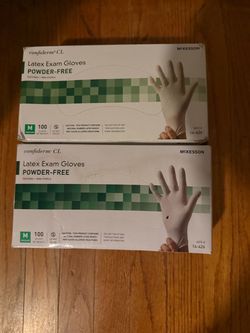 Latex Exam Gloves (2 Boxes)
