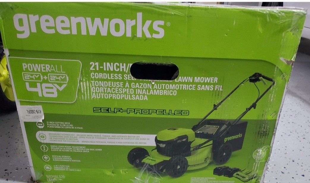 Lawn Mover Self Propelled 48v 21 Inch