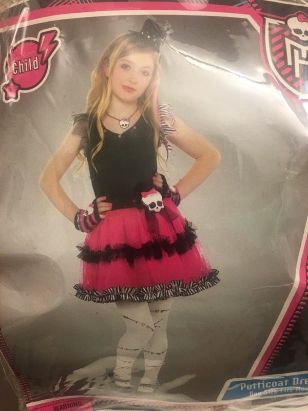 Monster High Petticoat Dress Halloween Costume