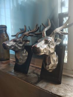 Deer Brass Wall Decor