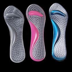 Orthopedic female gel insoles