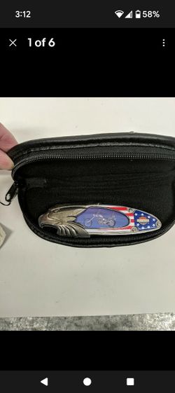 FRANKLIN MINT : HARLEY DAVIDSON BILLY BIKE Collector Knife Never Used.