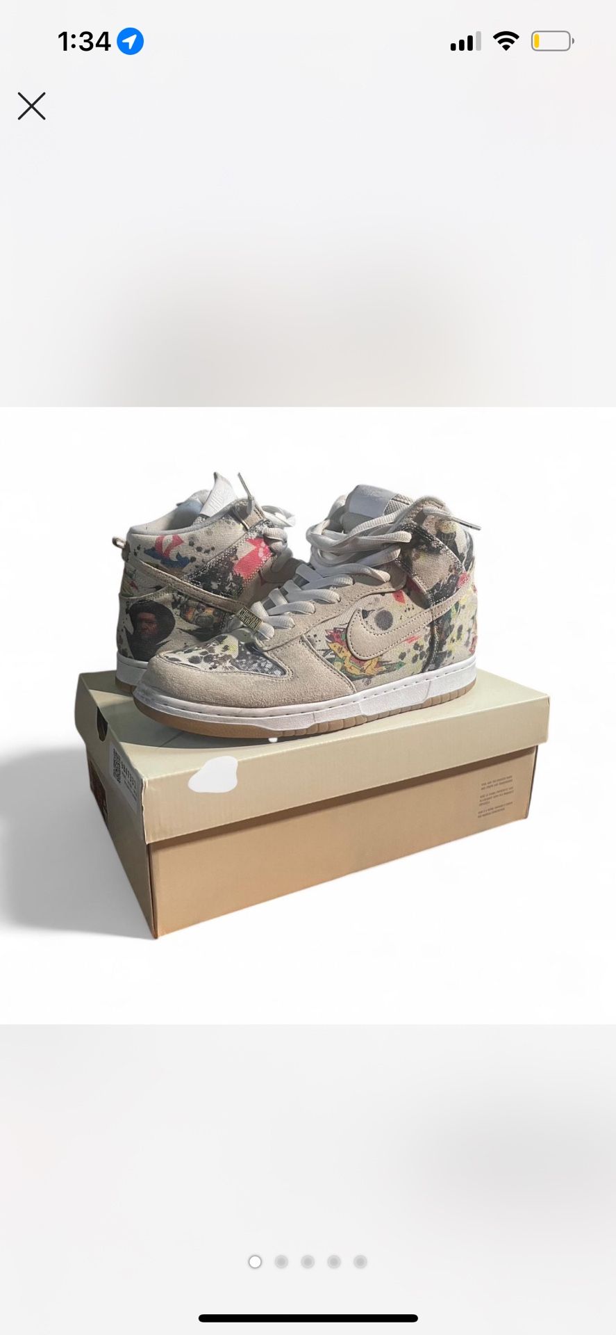 SB Nike x Supreme high dunk