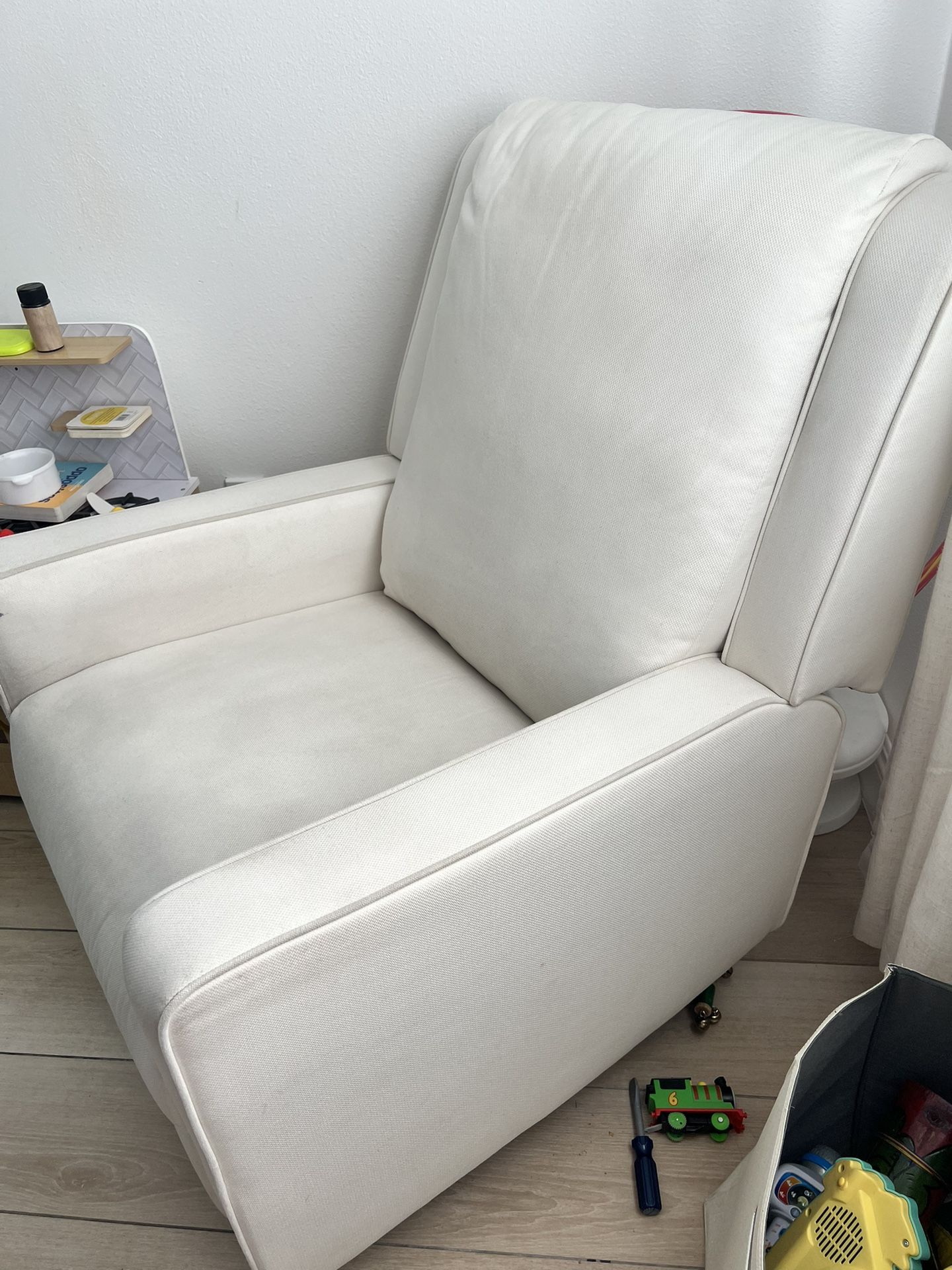White Reclining Chair