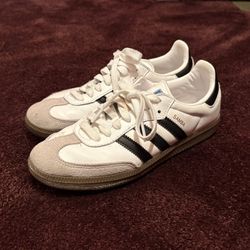 Adidas White Sambas 