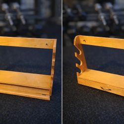 Wood Sword / Gun Display Rack – Solid Wood