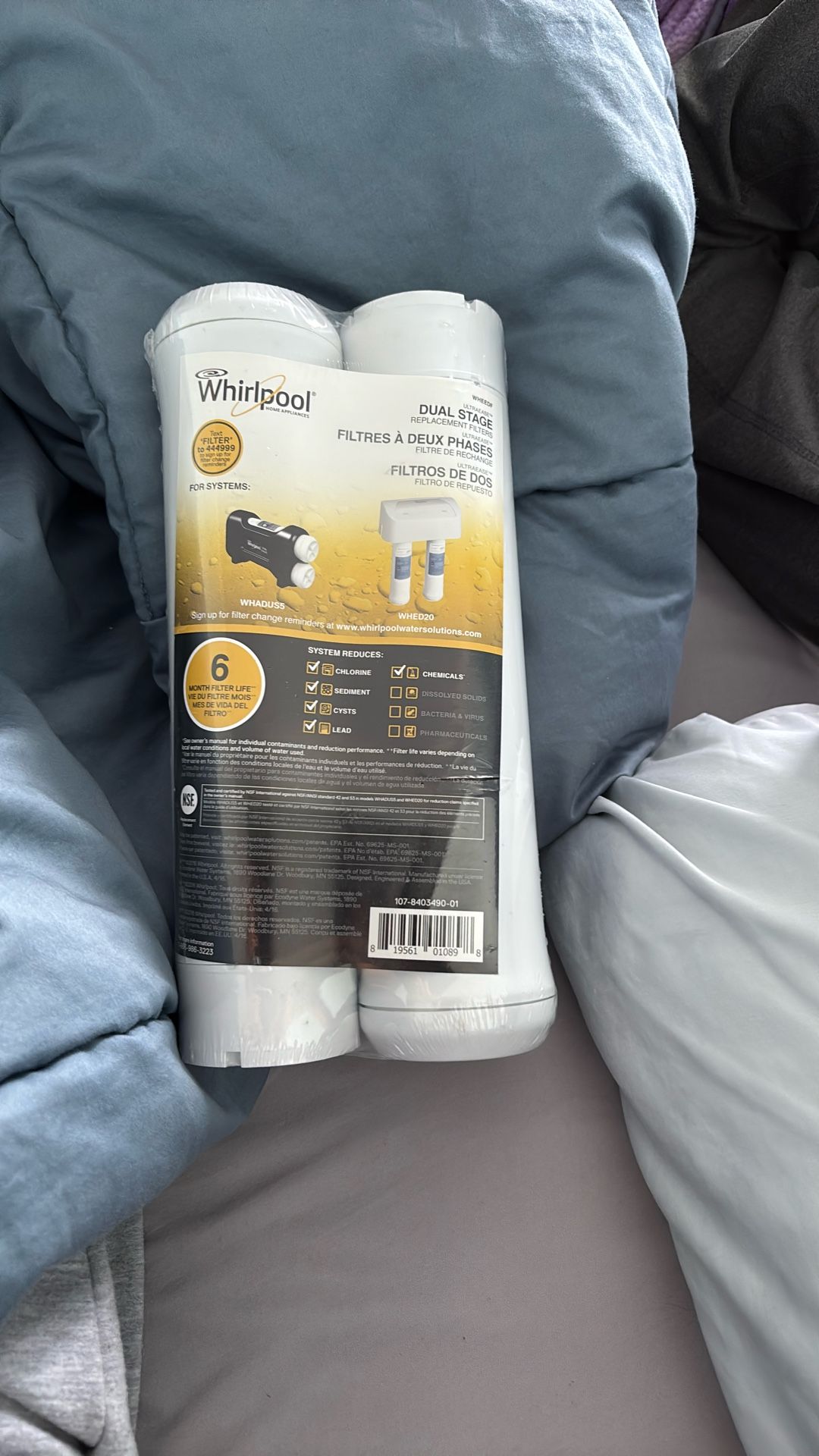 Whirlpool Dual Stage Water Filter