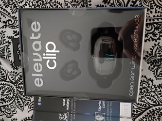 Elevate clip. Bluetooth headphones
