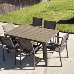 Dining Table And 6 Chairs Outdoor 