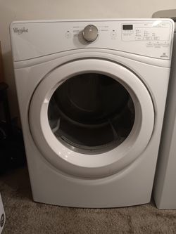 White Whirlpool Dryer