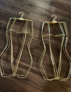 Gold Wire Body Form Hangers  -$15 each (5 available)