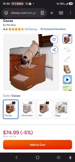 Pet Gear Cat/Dog Stairs