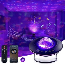 Bluetooth Speaker With Projector Party Lights Multicolor 