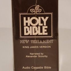 Holy Bible New Testament King James Version Audio Cassette Bible