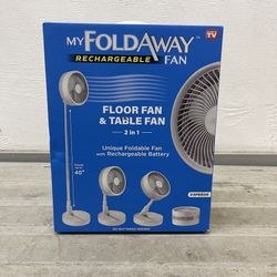 Portable Rechargeable Fold Away Fan 