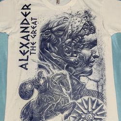 Unisex Made In Greece Greek Alexander The Great Size Large T-Shirt Imported From Greece