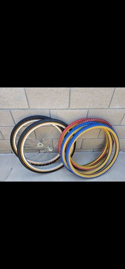 26" Silver Alloy BMX Wheels