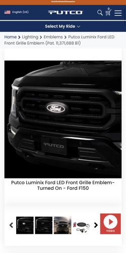 Light Up Emblem W/Camera Slot Ford F-150  2021-2025 