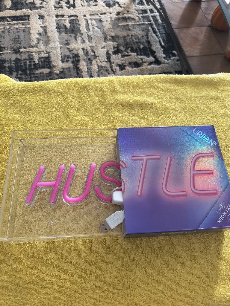 New Urban LED Neon Hustle Light