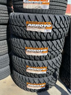 35x12.50R17 LT ARROYO MT NEW TIRES INSTALLED ✅INSTALADAS ✅
