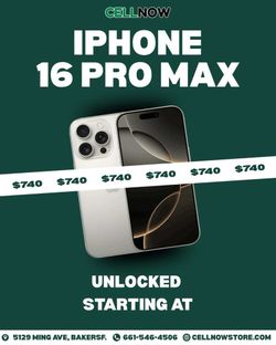 iPhone 16 pro max unlocked