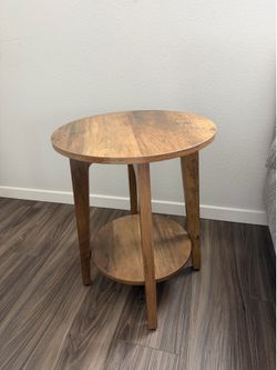 Wooden side table