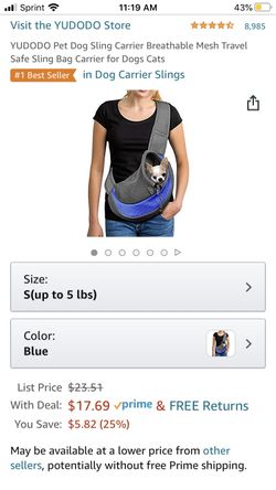 Small dog carrier