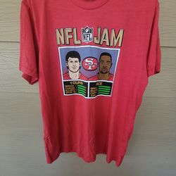 NFL JAM 49NERS SHIRT YOUNG/RICE IN GREAT  CONDITION
