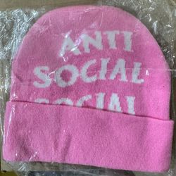 Anti Social Social Club - Pink Jaccardo Beanie