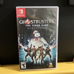 Ghostbusters Remastered for Nintendo Switch video game console system or Lite Oled ghost busters Complete