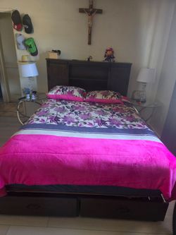 Queen bed frame