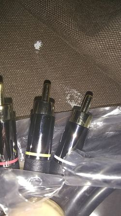 Video and stereo RCA cables