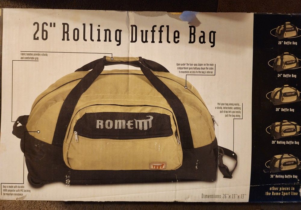 Duffle Bag Rolling 26 In