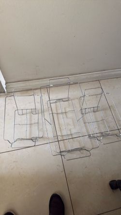 Metal Storage Racks must pick up now or tomorrow