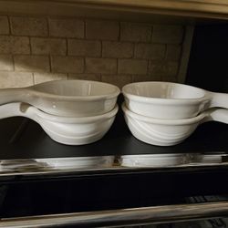 Four Handle Bowl Or Side Dishes. Like New