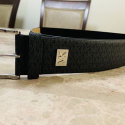 Michael Kors Signature Logo Cinch Belt