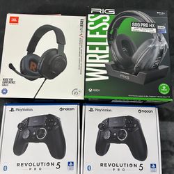 Controller And Headphones