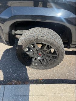 22 inch toyota rims and tire