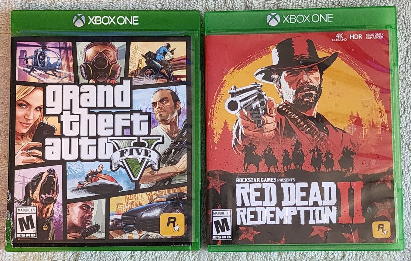 Grand Theft Auto V & Red Dead Redemption 2 Xbox One