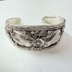 Sterling Silver Cuff Bangle