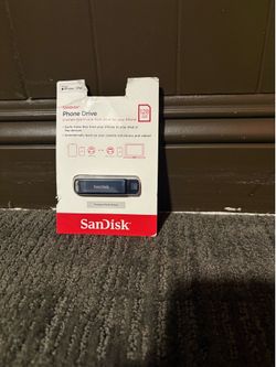 SanDisk Phone Drive 128GB - iPhone/iPad USB-C Lightning Flash Drive - New