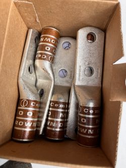 Hypress Crimp lug 2 Hole , 500 KCMIL Copper 