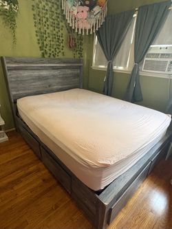 Queen bed frame