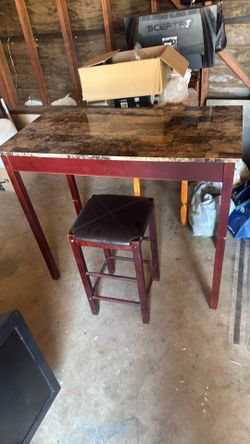 Table with chair