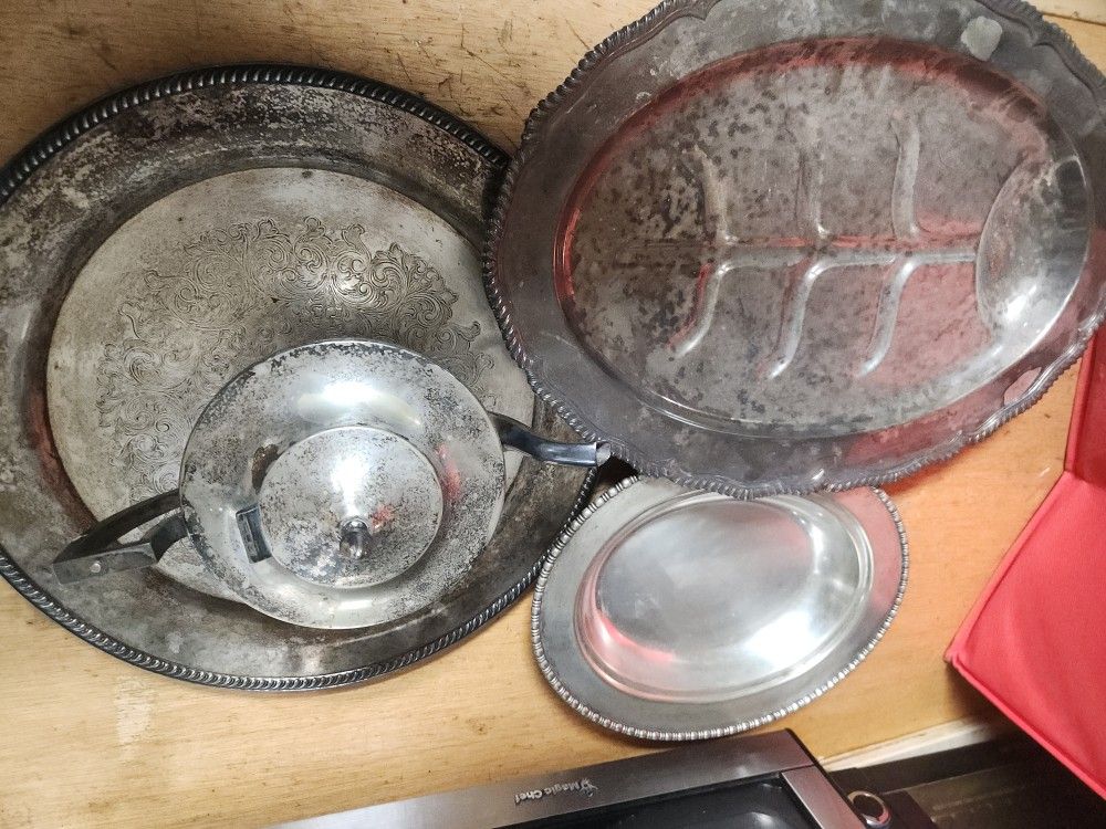 Vintage Crescent Silver Silverplate
