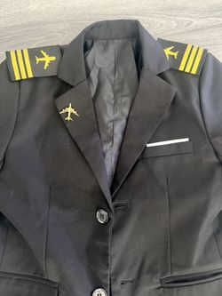 Kids Pilot Costume Size 5-7