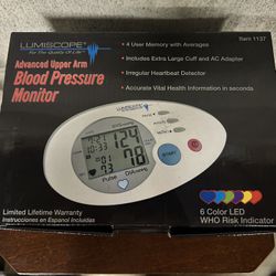 NIB Lumiscope Blood Pressure Monitor